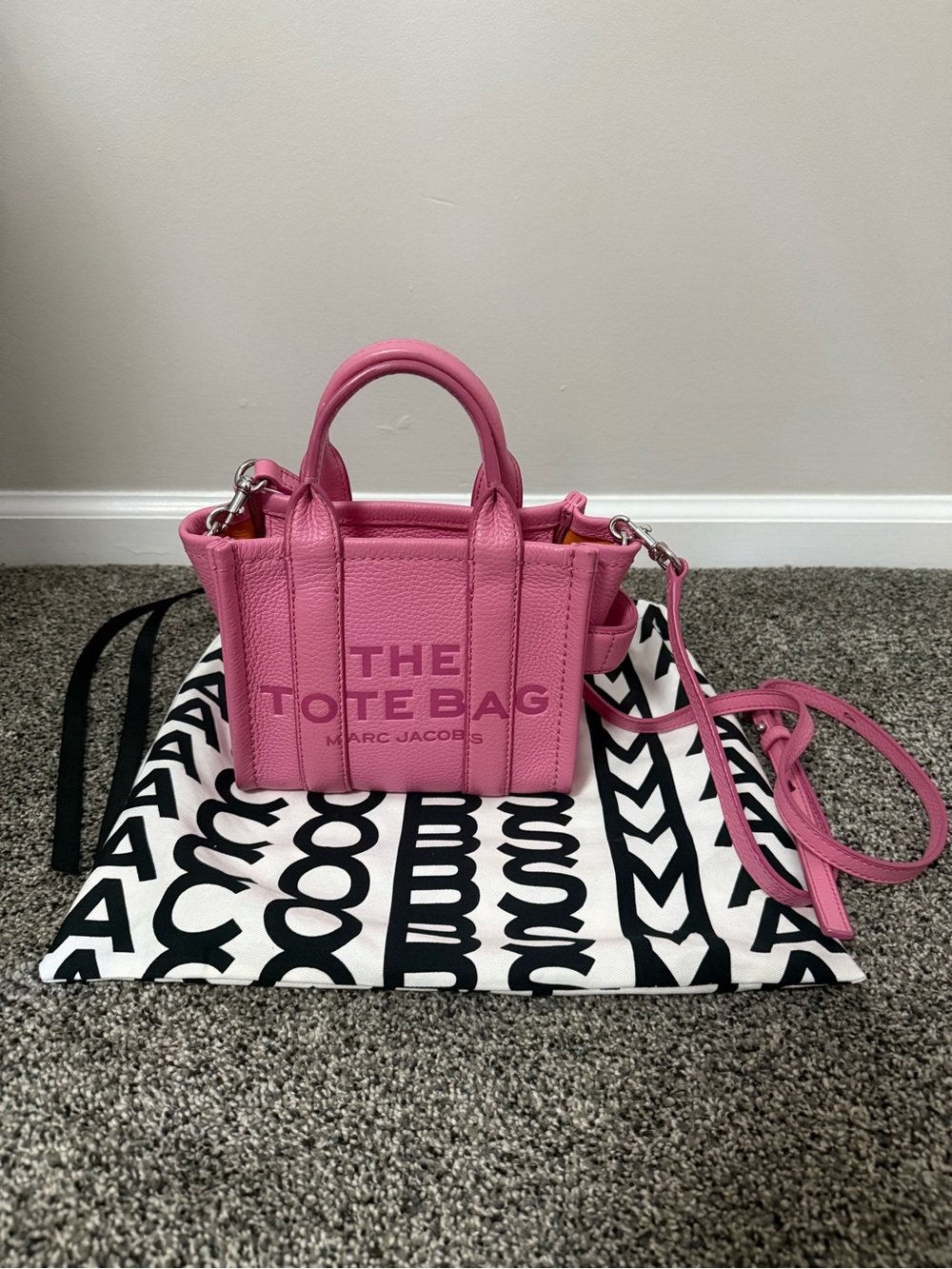 Marc Jacobs The Mini Tote Bag Leather - Candy Pink